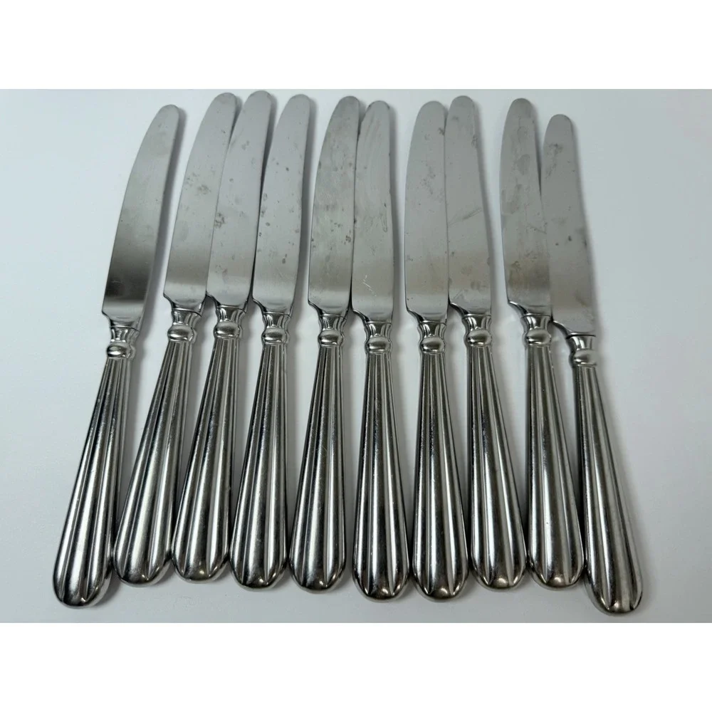 Oneida‎ Unity 10 Dinner Knives Stainless Flatware Replacements USA